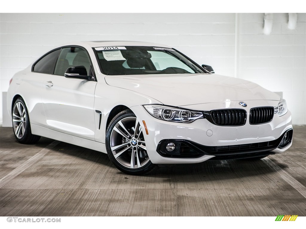 Alpine White 2014 BMW 4 Series 428i Coupe Exterior Photo #116618177