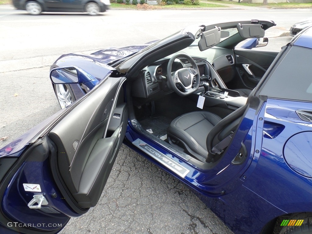 Jet Black Interior 2017 Chevrolet Corvette Stingray Coupe Photo #116618465