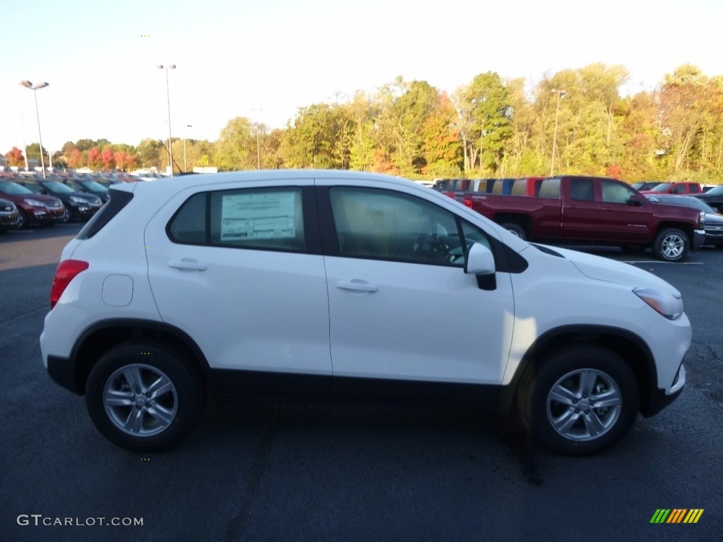 Summit White 2017 Chevrolet Trax LS AWD Exterior Photo #116618744