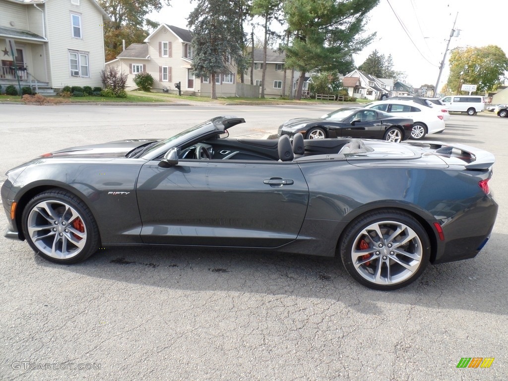 Nightfall Gray Metallic 2017 Chevrolet Camaro SS Convertible 50th Anniversary Exterior Photo #116619611