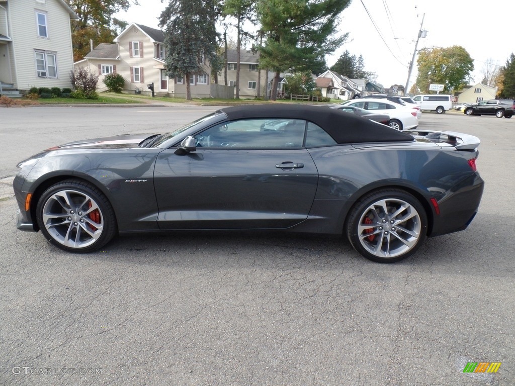 Nightfall Gray Metallic 2017 Chevrolet Camaro SS Convertible 50th Anniversary Exterior Photo #116619641