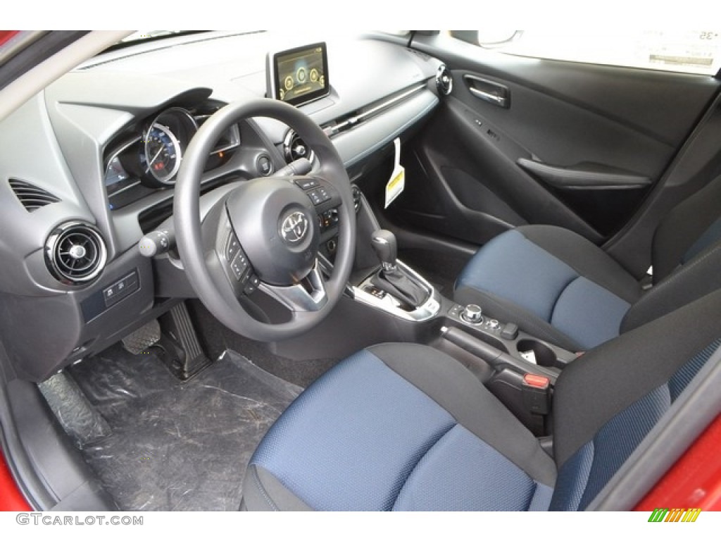 Mid-Blue Black Interior 2017 Toyota Yaris iA Standard Yaris iA Model Photo #116620937