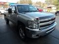 Sheer Silver Metallic - Silverado 2500HD LT Extended Cab 4x4 Photo No. 5