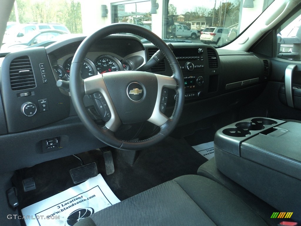 2011 Silverado 2500HD LT Extended Cab 4x4 - Sheer Silver Metallic / Ebony photo #7