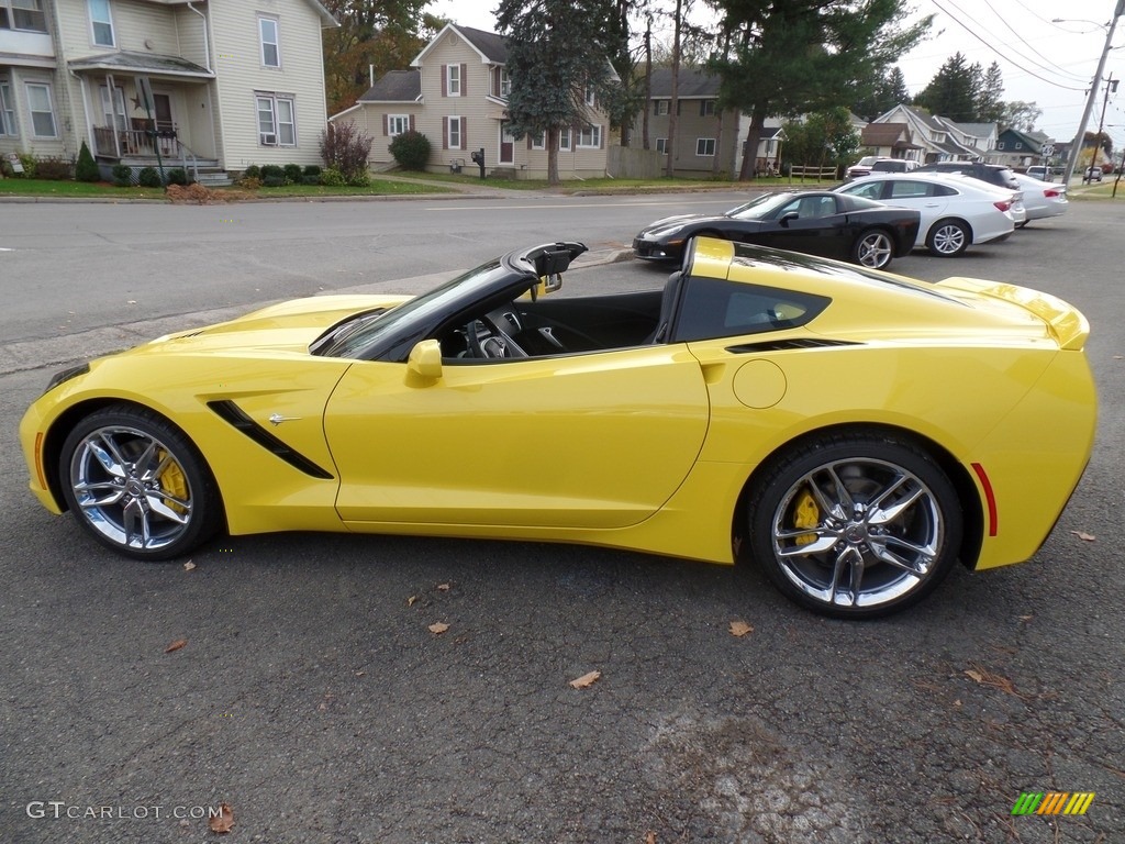 2017 Corvette Stingray Coupe - Corvette Racing Yellow Tintcoat / Jet Black photo #2