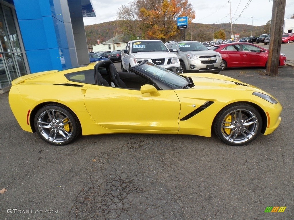 Corvette Racing Yellow Tintcoat 2017 Chevrolet Corvette Stingray Coupe Exterior Photo #116621276