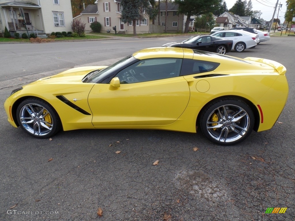 2017 Corvette Stingray Coupe - Corvette Racing Yellow Tintcoat / Jet Black photo #7