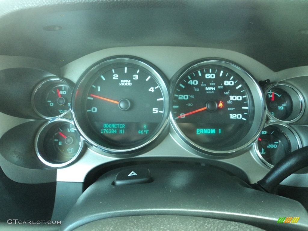 2011 Silverado 2500HD LT Extended Cab 4x4 - Sheer Silver Metallic / Ebony photo #17