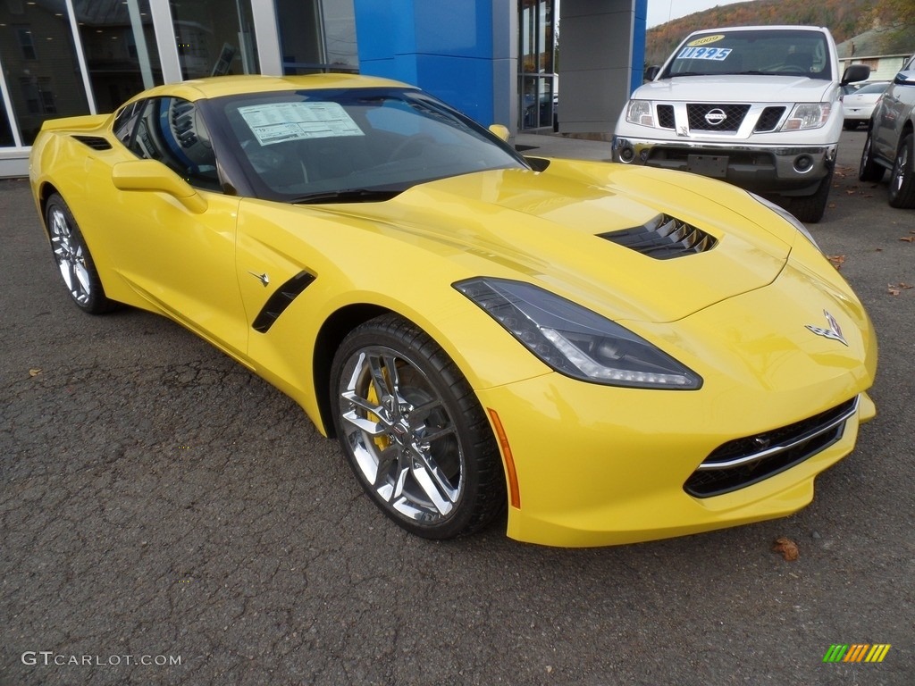 Corvette Racing Yellow Tintcoat 2017 Chevrolet Corvette Stingray Coupe Exterior Photo #116621417