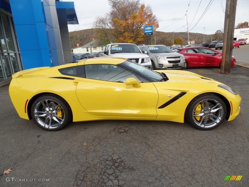 Corvette Racing Yellow Tintcoat 2017 Chevrolet Corvette Stingray Coupe Exterior Photo #116621447