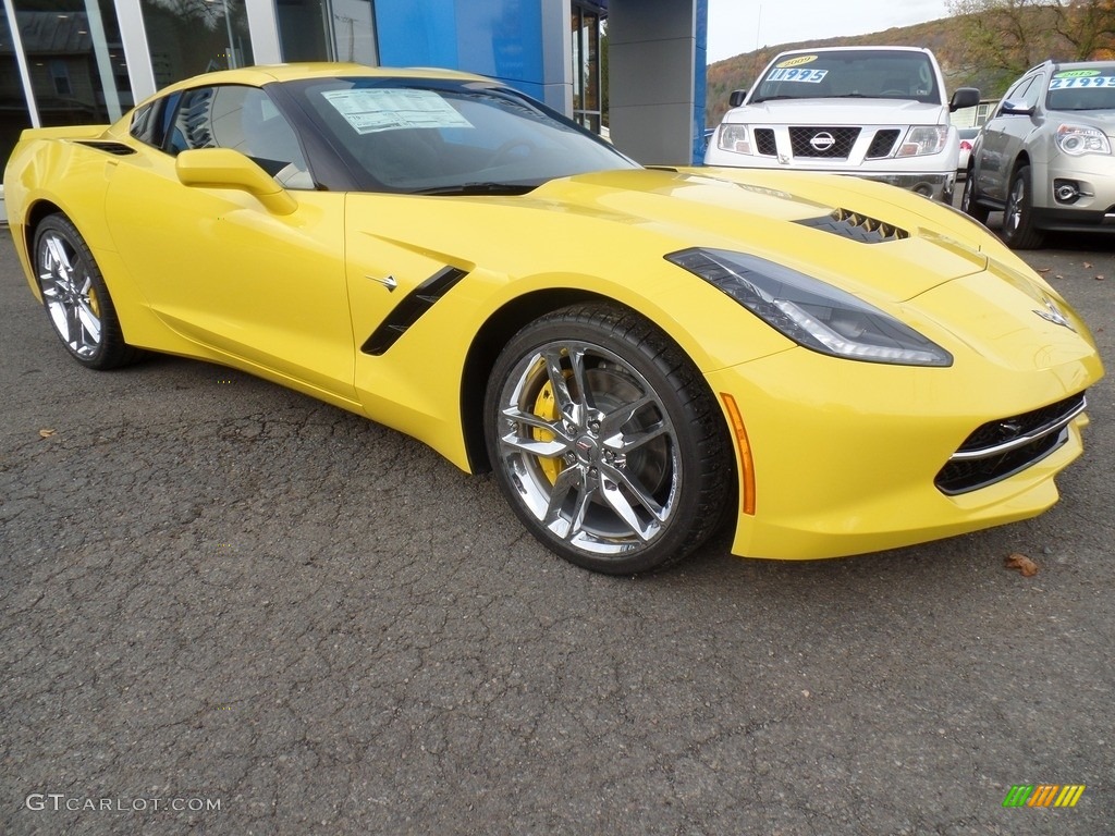 Corvette Racing Yellow Tintcoat 2017 Chevrolet Corvette Stingray Coupe Exterior Photo #116621624