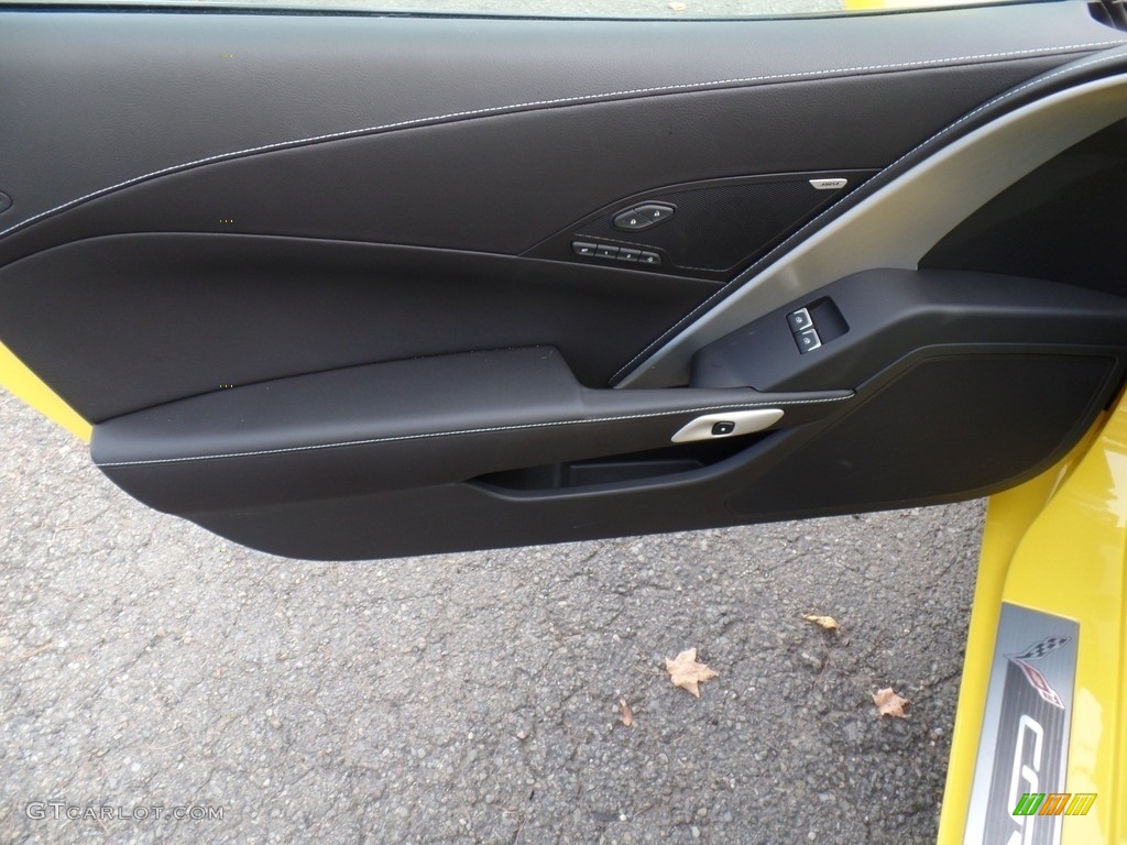 2017 Chevrolet Corvette Stingray Coupe Jet Black Door Panel Photo #116621675