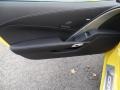 Jet Black 2017 Chevrolet Corvette Stingray Coupe Door Panel
