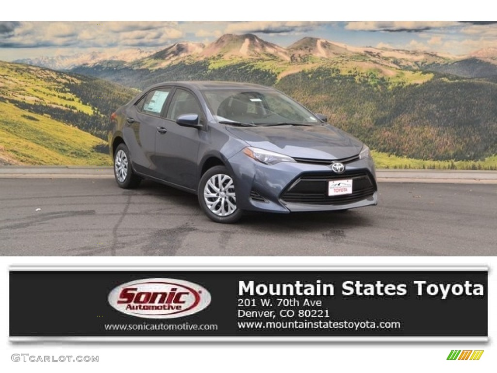 2017 Corolla LE - Slate Metallic / Ash Gray photo #1