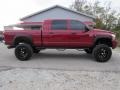 2008 Inferno Red Crystal Pearl Dodge Ram 2500 Laramie Mega Cab 4x4  photo #2