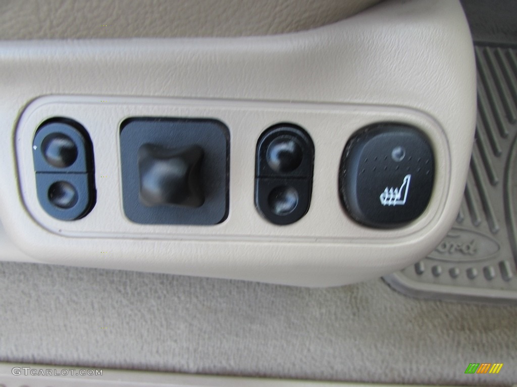 2005 F350 Super Duty Lariat Crew Cab 4x4 Dually - True Blue Metallic / Tan photo #23