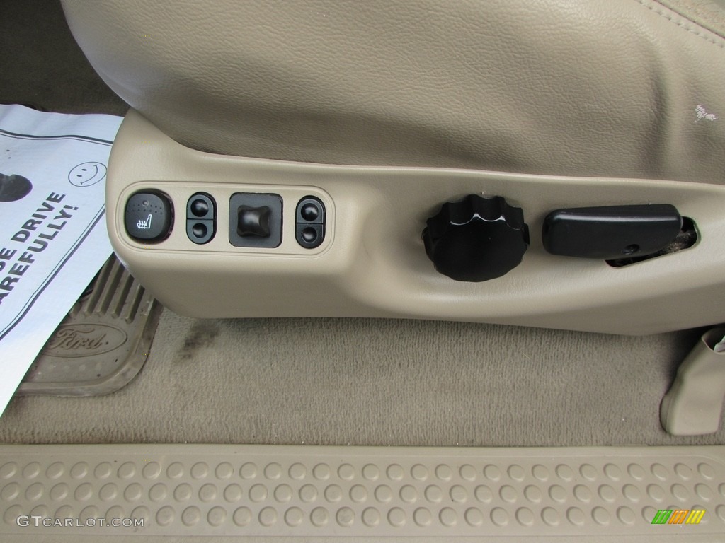 2005 F350 Super Duty Lariat Crew Cab 4x4 Dually - True Blue Metallic / Tan photo #26