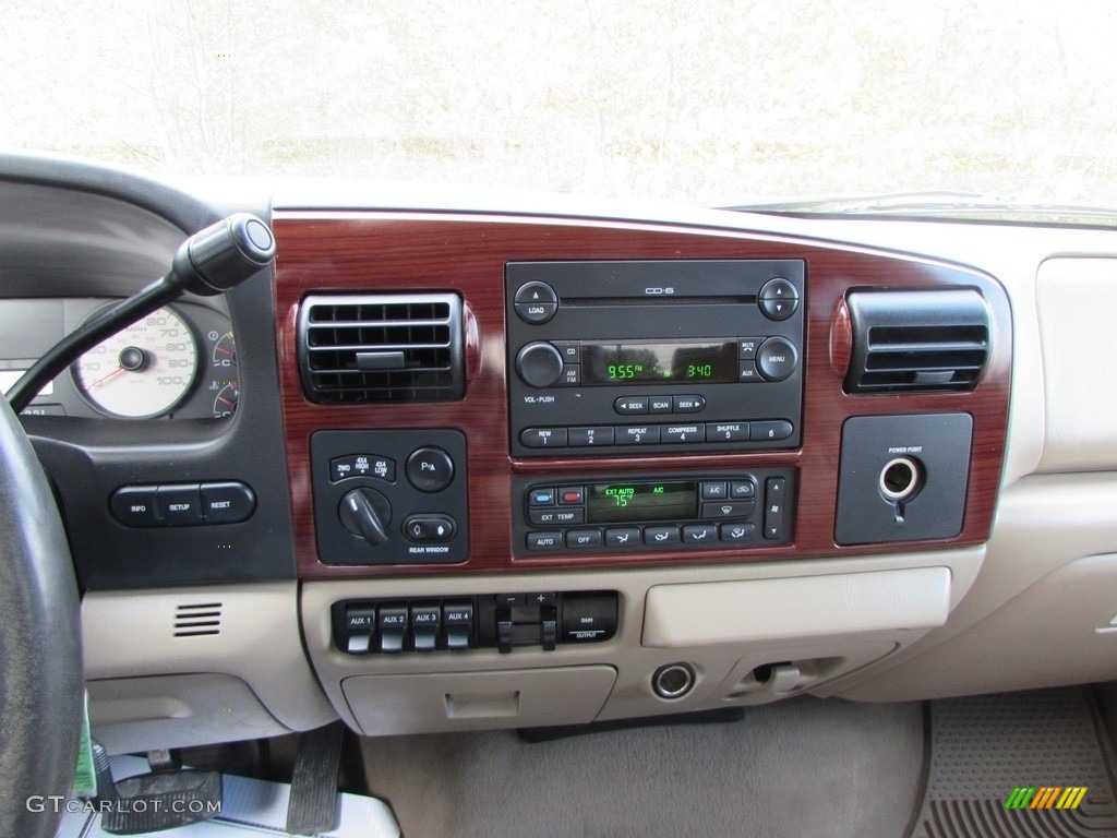 2005 F350 Super Duty Lariat Crew Cab 4x4 Dually - True Blue Metallic / Tan photo #28
