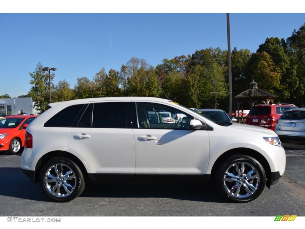 2013 Edge SEL - White Suede / Medium Light Stone photo #2