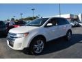 2013 White Suede Ford Edge SEL  photo #7