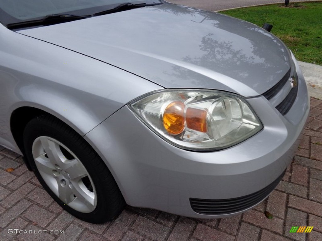 2007 Cobalt LT Coupe - Ultra Silver Metallic / Gray photo #21