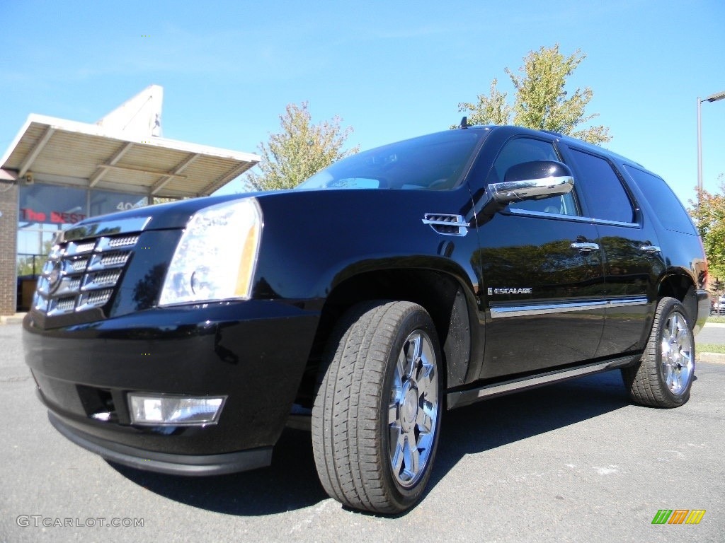 2008 Escalade AWD - Black Raven / Ebony photo #6