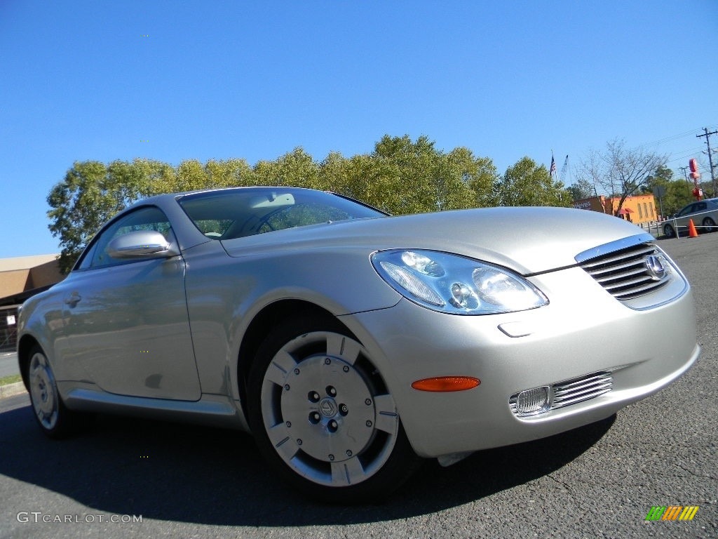 2003 SC 430 - Millennium Silver Metallic / Ecru Beige photo #2