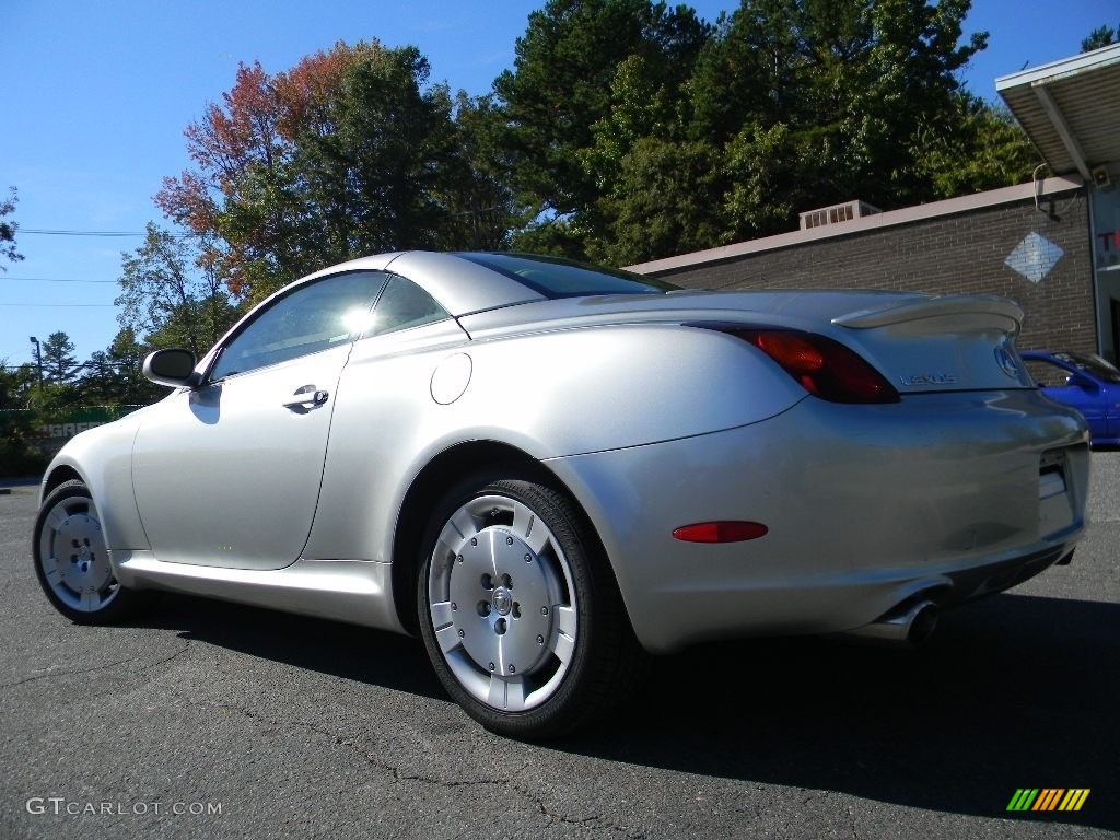 2003 SC 430 - Millennium Silver Metallic / Ecru Beige photo #8