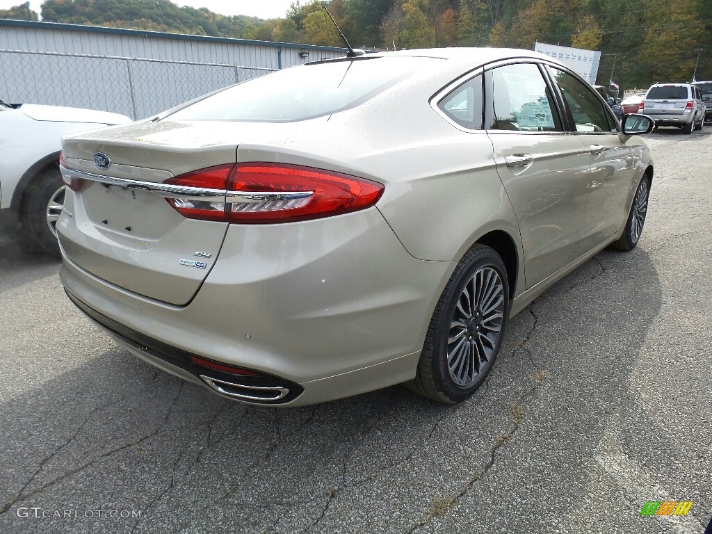 2017 Fusion SE AWD - White Gold / Medium Light Stone photo #5