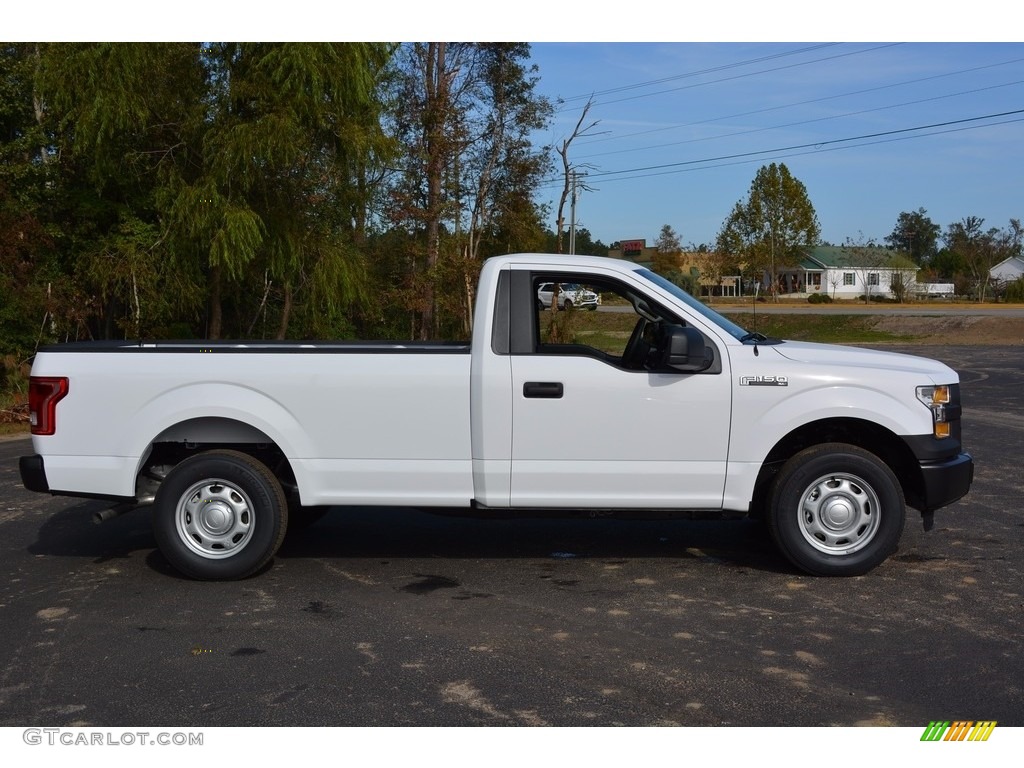 2016 F150 XL Regular Cab - Oxford White / Medium Earth Gray photo #2