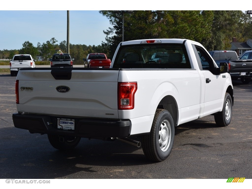 2016 F150 XL Regular Cab - Oxford White / Medium Earth Gray photo #3