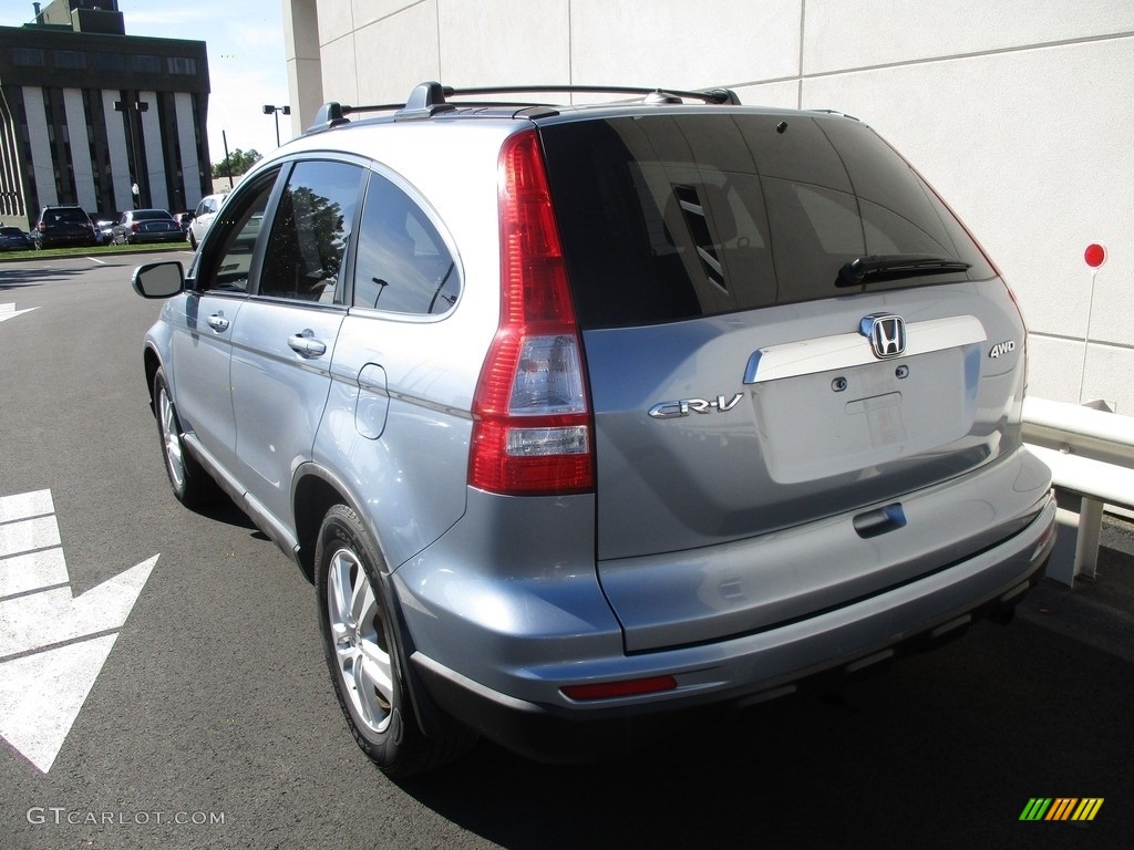 2010 CR-V EX-L AWD - Glacier Blue Metallic / Gray photo #4