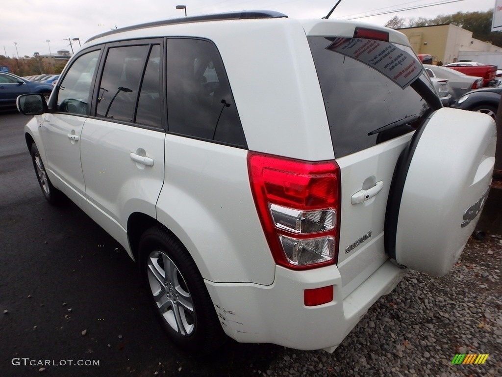 2008 Grand Vitara Luxury 4x4 - White Water Pearl / Beige photo #2