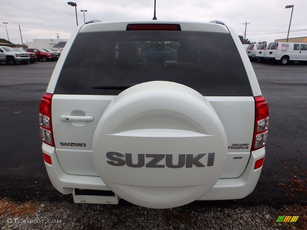 2008 Grand Vitara Luxury 4x4 - White Water Pearl / Beige photo #3