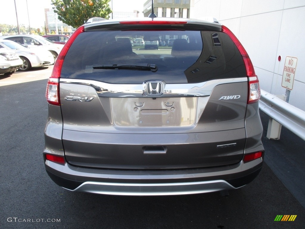 2015 CR-V Touring - Urban Titanium Metallic / Beige photo #5