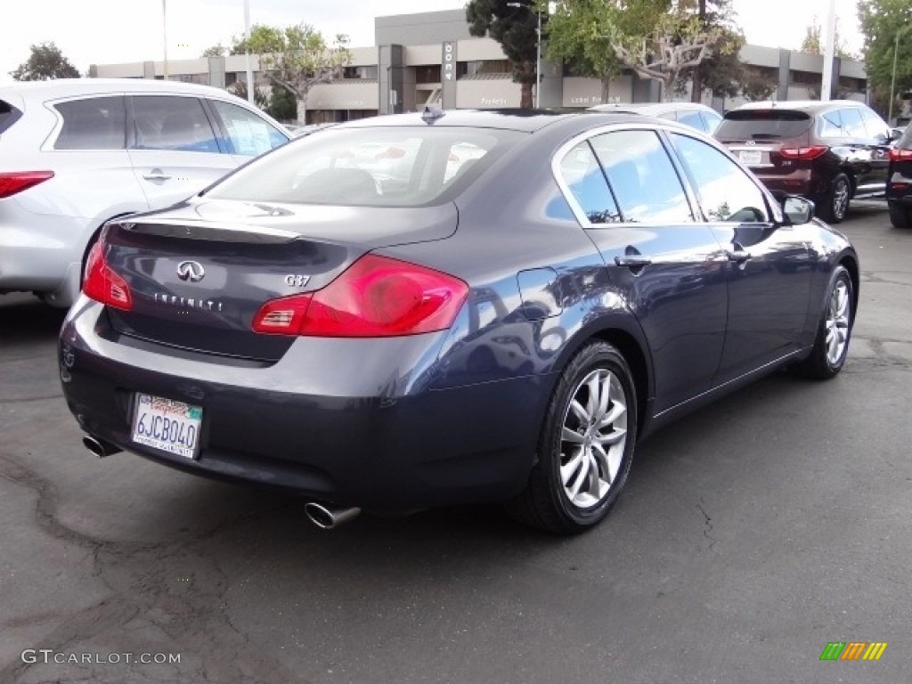 2009 G 37 Journey Sedan - Blue Slate Metallic / Graphite photo #5