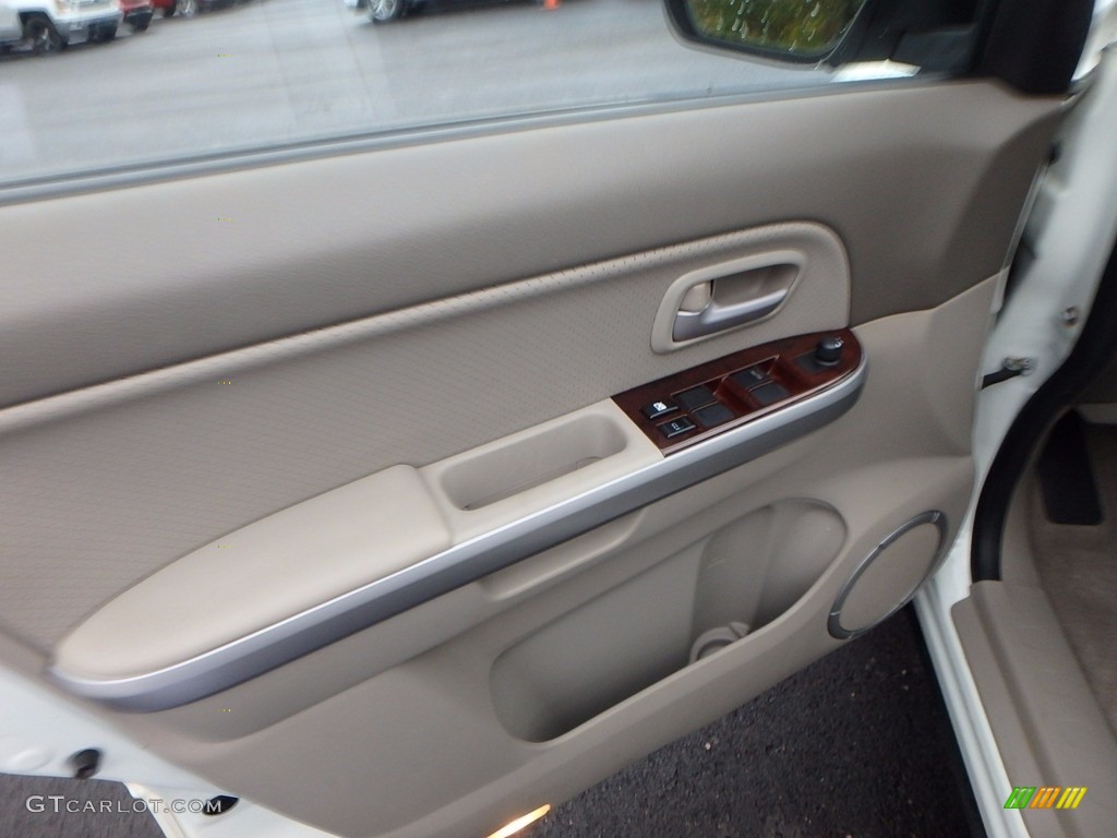 2008 Grand Vitara Luxury 4x4 - White Water Pearl / Beige photo #11