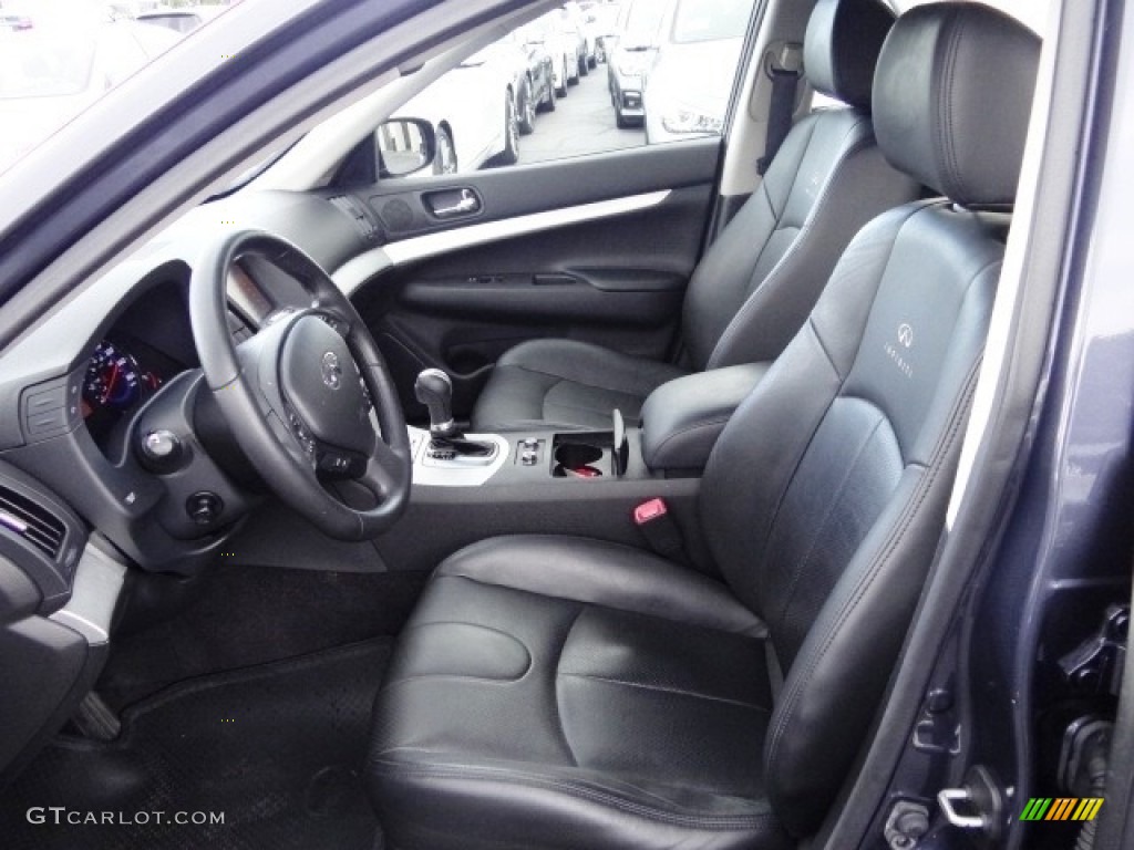 2009 G 37 Journey Sedan - Blue Slate Metallic / Graphite photo #10