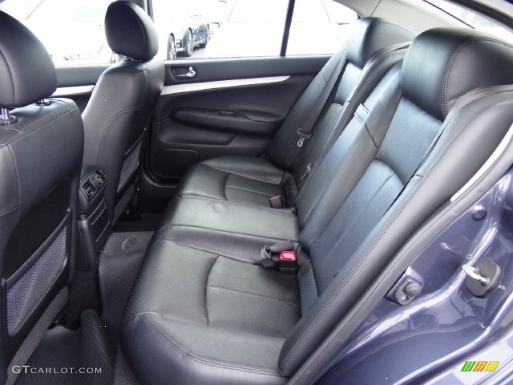 2009 G 37 Journey Sedan - Blue Slate Metallic / Graphite photo #11