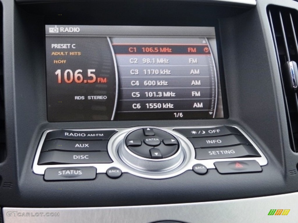 2009 G 37 Journey Sedan - Blue Slate Metallic / Graphite photo #15