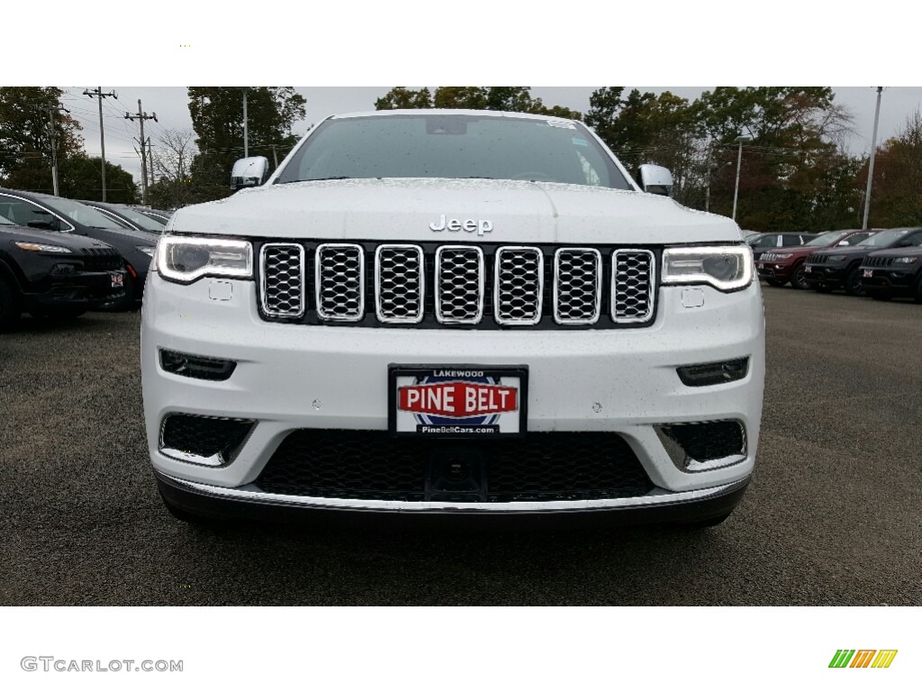2017 Grand Cherokee Summit 4x4 - Bright White / Dark Sienna Brown/Black photo #2