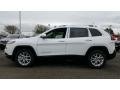 2017 Bright White Jeep Cherokee Latitude 4x4  photo #3