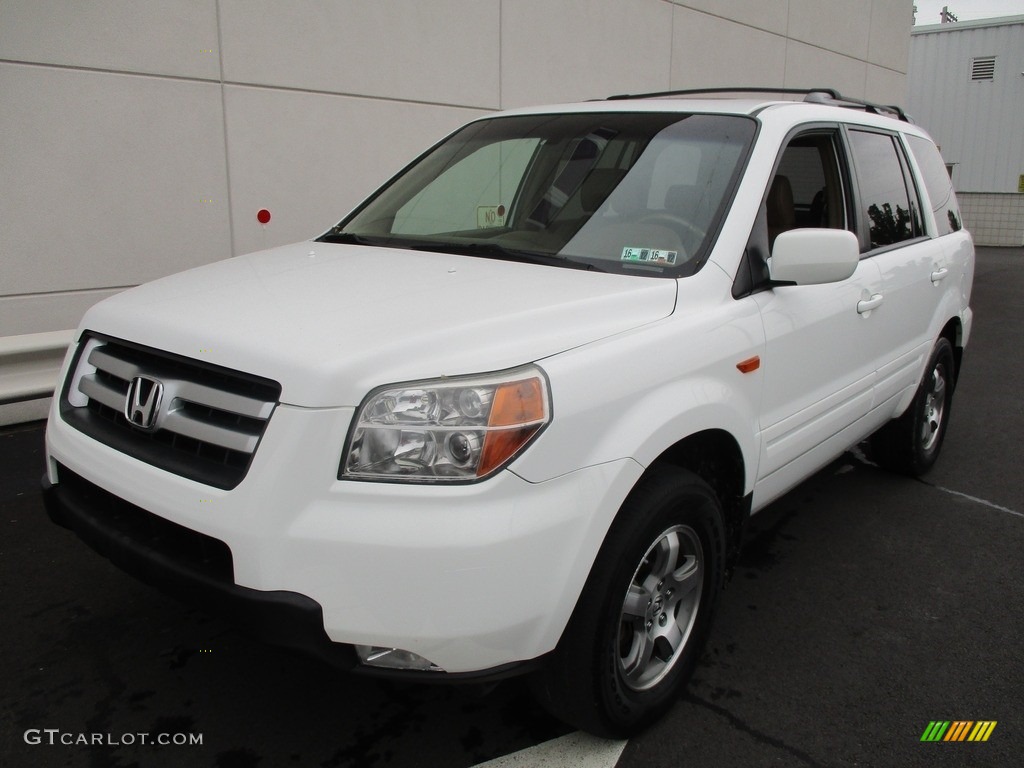 Taffeta White 2008 Honda Pilot EX-L 4WD Exterior Photo #116641844