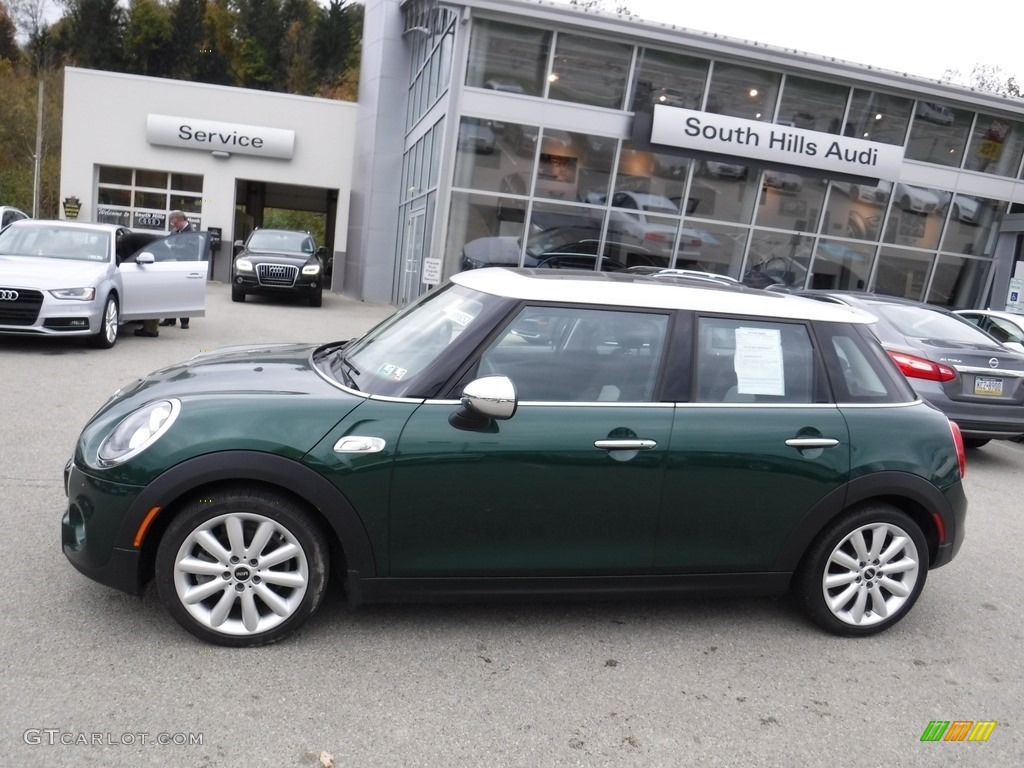 2015 Cooper S Hardtop 4 Door - British Racing Green II Metallic / Diamond Satellite Gray photo #2