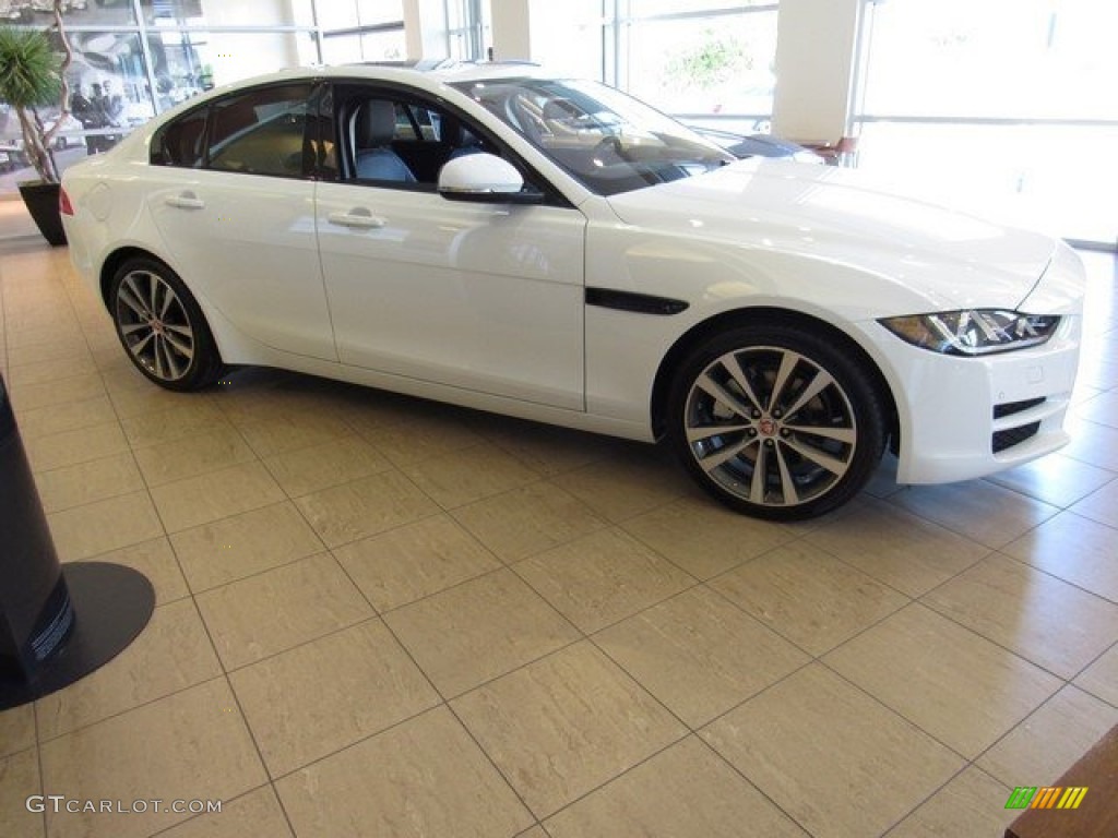 Polaris White 2017 Jaguar XE 25t Prestige Exterior Photo #116642318