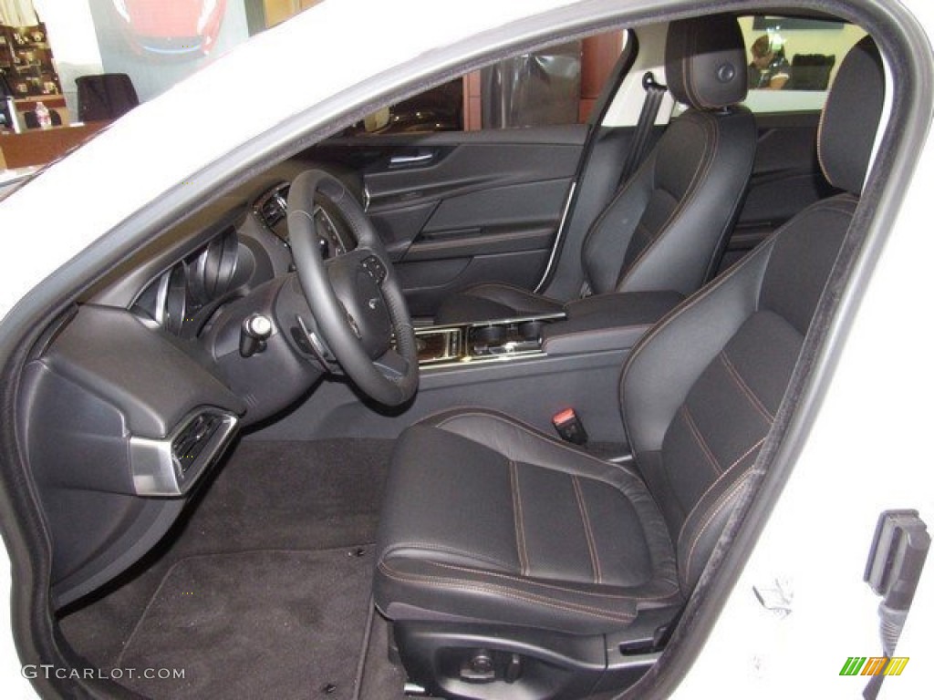 Jet Interior 2017 Jaguar XE 25t Prestige Photo #116642345