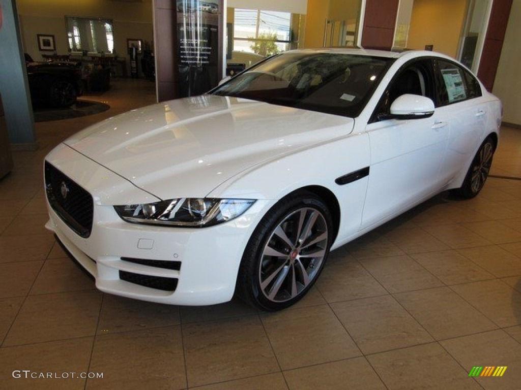 Polaris White 2017 Jaguar XE 25t Prestige Exterior Photo #116642464