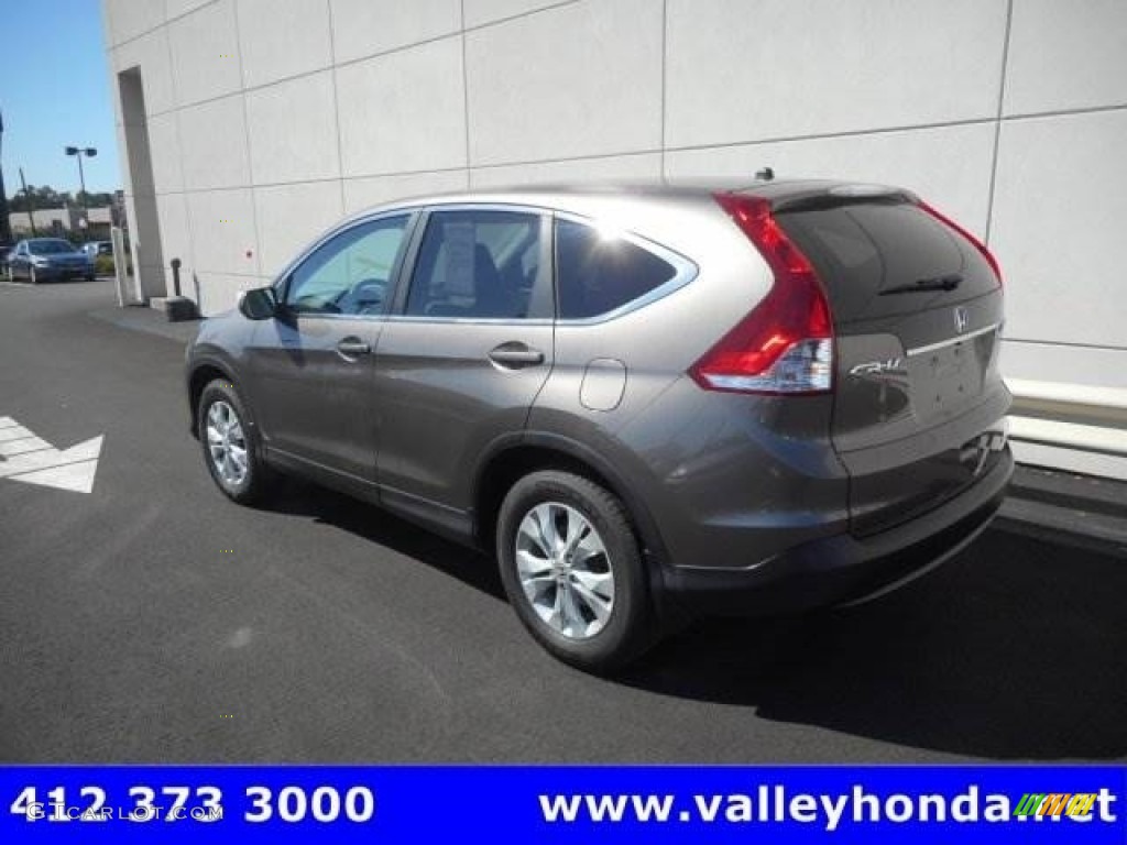 2014 CR-V EX AWD - Urban Titanium Metallic / Beige photo #3