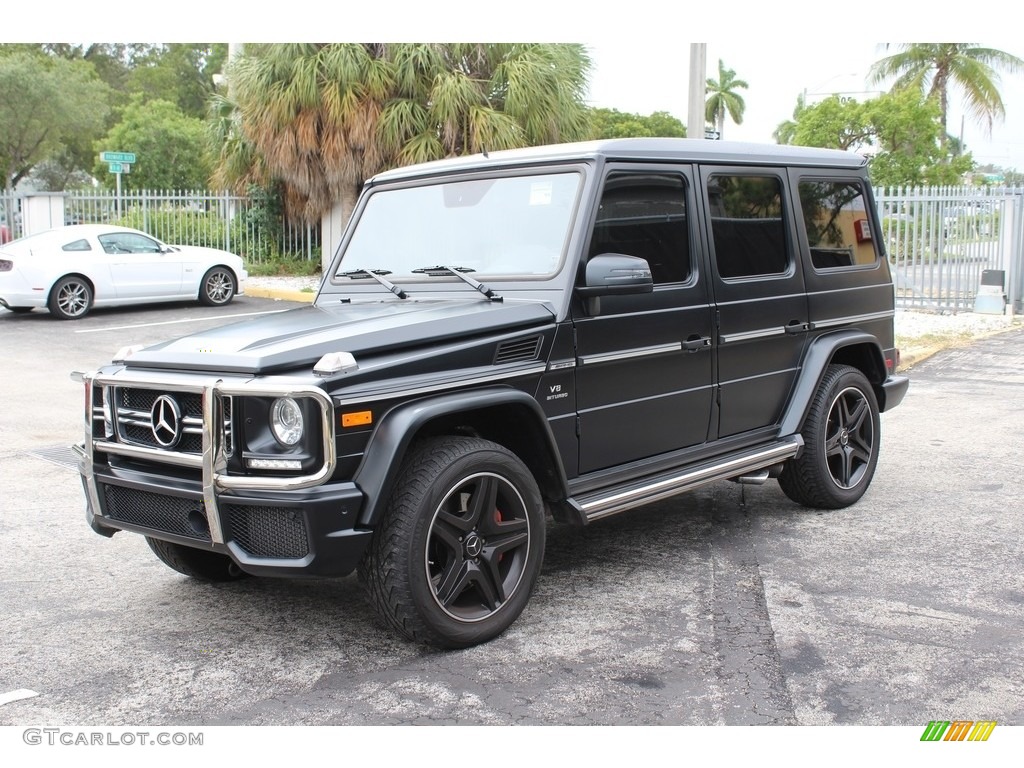 2016 G 63 AMG - designo Magno Night Black (Matte) / designo Classic Red photo #1