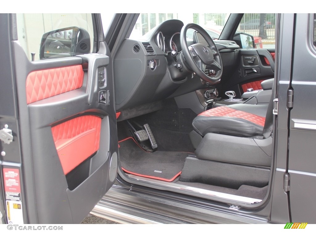 designo Classic Red Interior 2016 Mercedes-Benz G 63 AMG Photo #116643470
